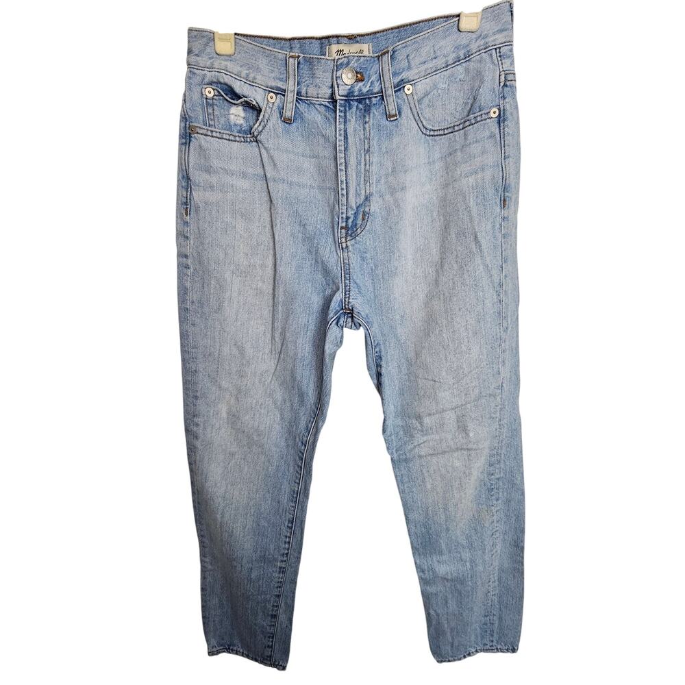 Madewell Womens The Perfect Summer Jeans Size 27 High Rise Light Wash Crop Prep